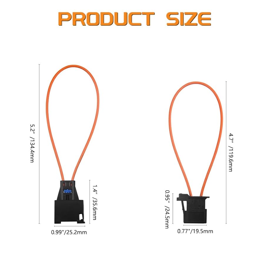 Amazon.com: WMYCONGCONG 2 PCS Fiber Optical Optic Loop